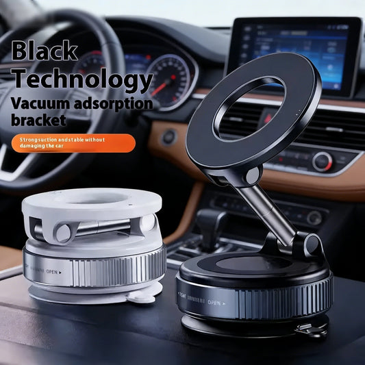 2026 Magnetic Vacuum Phone Mount 360° Adjustable Mount with Strong Suction CupNavigation Design, Universal Car Mount