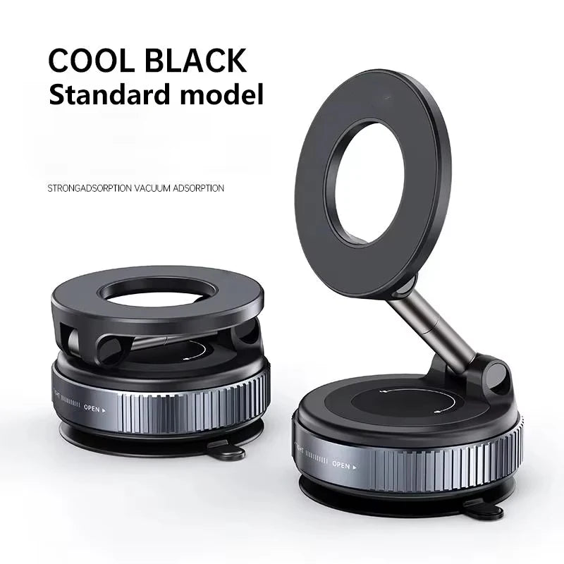 2026 Magnetic Vacuum Phone Mount  360° Adjustable Mount with Strong Suction CupNavigation Design, Universal Car Mount