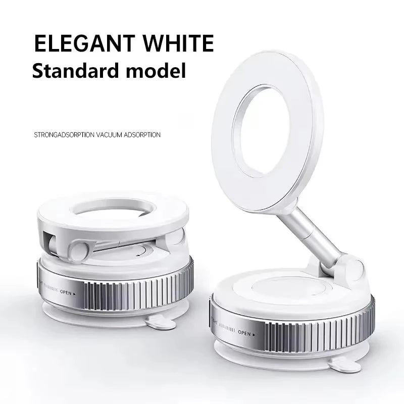 2026 Magnetic Vacuum Phone Mount  360° Adjustable Mount with Strong Suction CupNavigation Design, Universal Car Mount